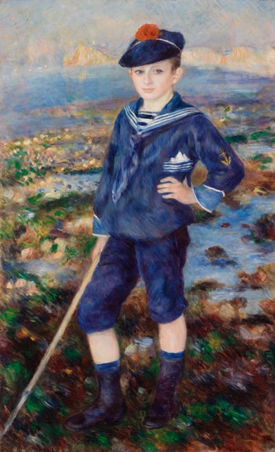 Matrosenjunge (Porträt von Robert Nunès) von Pierre Auguste Renoir